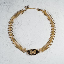 Load image into Gallery viewer, Fishbone w/ Handcuff Choker Necklace